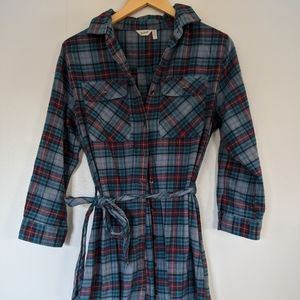 Woolrich Flannel Shirt Dress